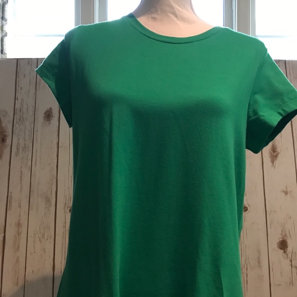 emerald green t shirt dress